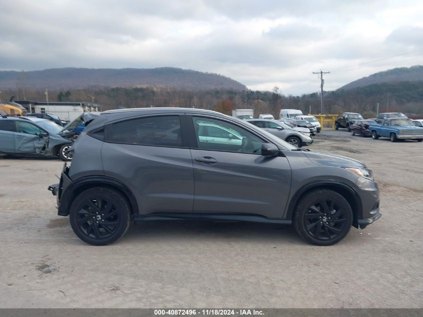 2022 Honda Hr-V Awd Sport VIN: 3CZRU6H16NM710837 Lot: 40872496