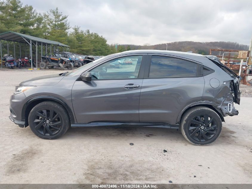 2022 Honda Hr-V Awd Sport VIN: 3CZRU6H16NM710837 Lot: 40872496