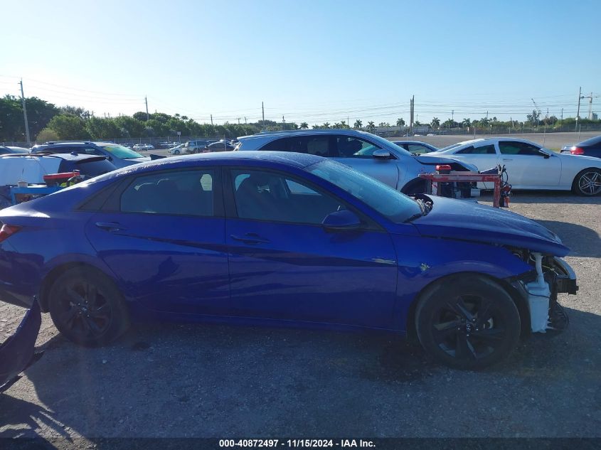 2022 Hyundai Elantra Sel VIN: KMHLM4AG7NU361354 Lot: 40872497