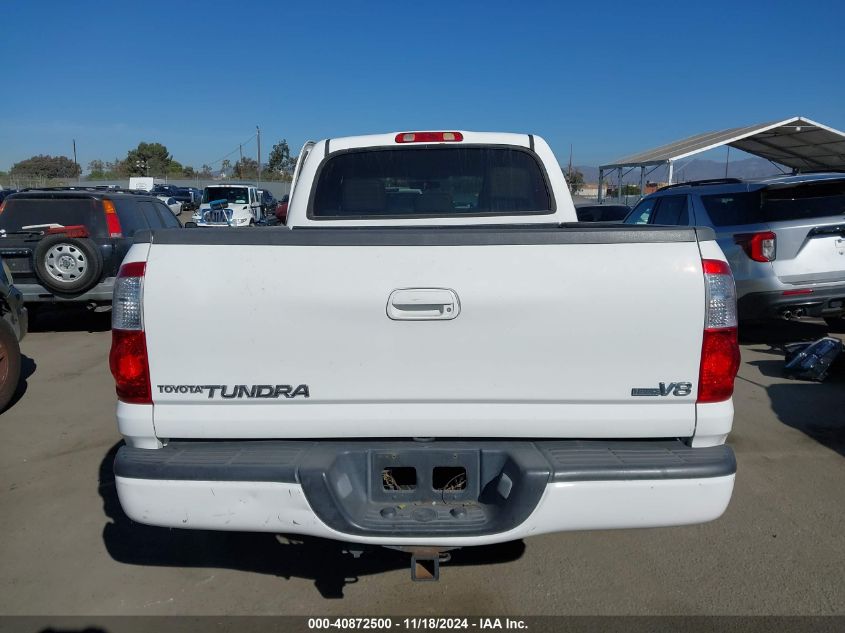 2005 Toyota Tundra Double Cab Limited VIN: 5TBET38125S469891 Lot: 40872500