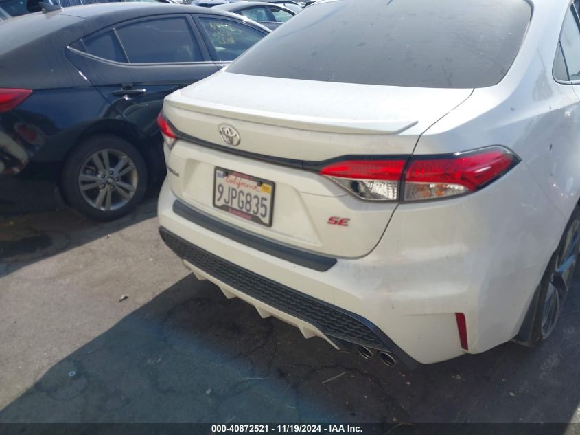 2020 Toyota Corolla Se VIN: 5YFS4RCE8LP042483 Lot: 40872521