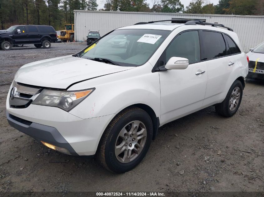 2009 Acura Mdx VIN: 2HNYD28219H518971 Lot: 40872524