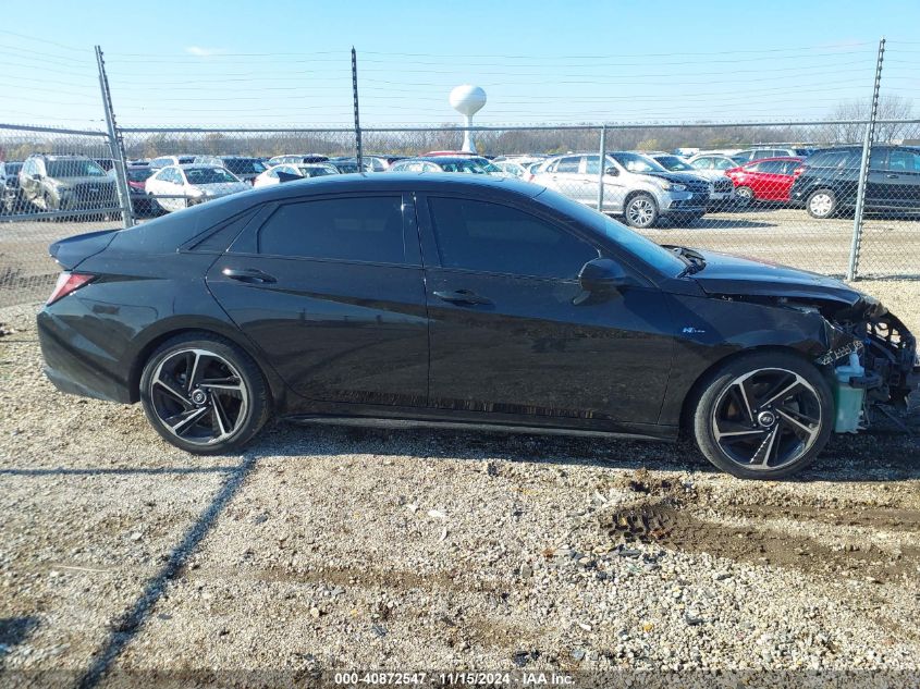 2022 HYUNDAI ELANTRA VIN: KMHLR4AF5NU331665