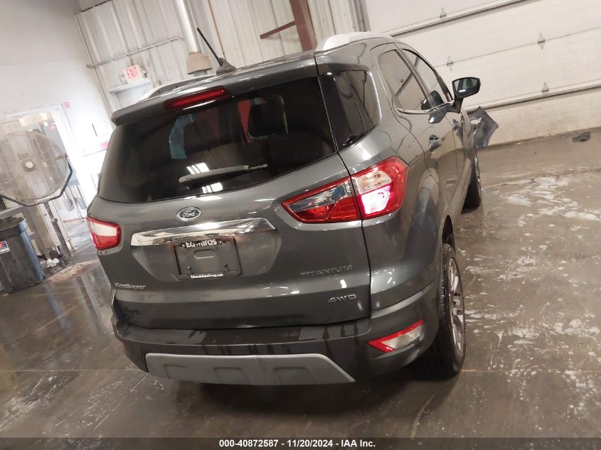 2020 Ford Ecosport Titanium VIN: MAJ6S3KL6LC334037 Lot: 40872587