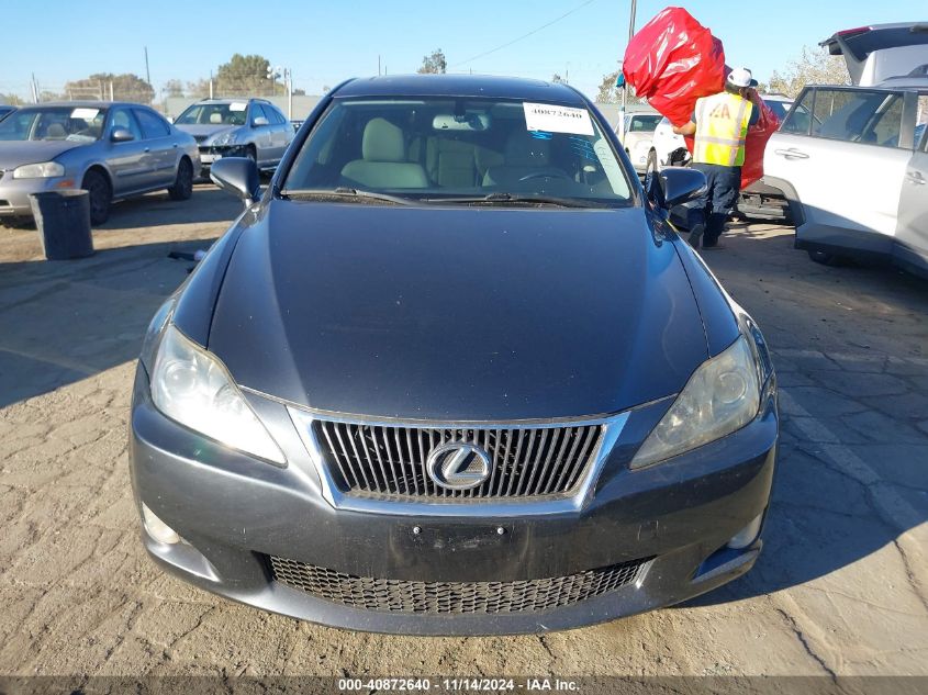 2009 Lexus Is 250 VIN: JTHBK262195092435 Lot: 40872640