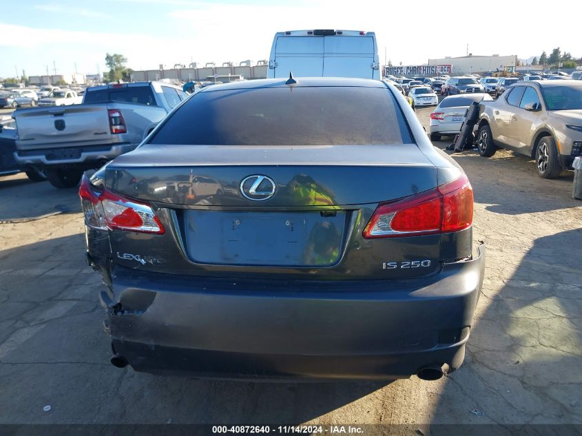 2009 Lexus Is 250 VIN: JTHBK262195092435 Lot: 40872640