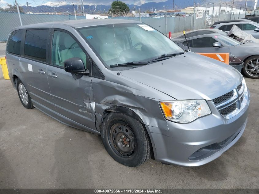 2017 Dodge Grand Caravan Se VIN: 2C4RDGBG6HR750714 Lot: 40872656