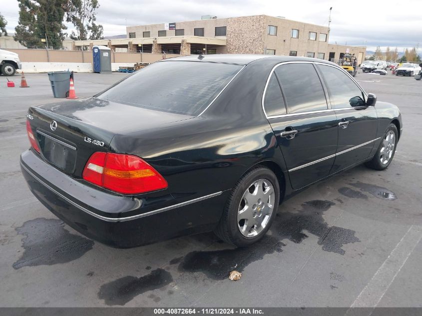 2001 Lexus Ls 430 VIN: JTHBN30F910009246 Lot: 40872664