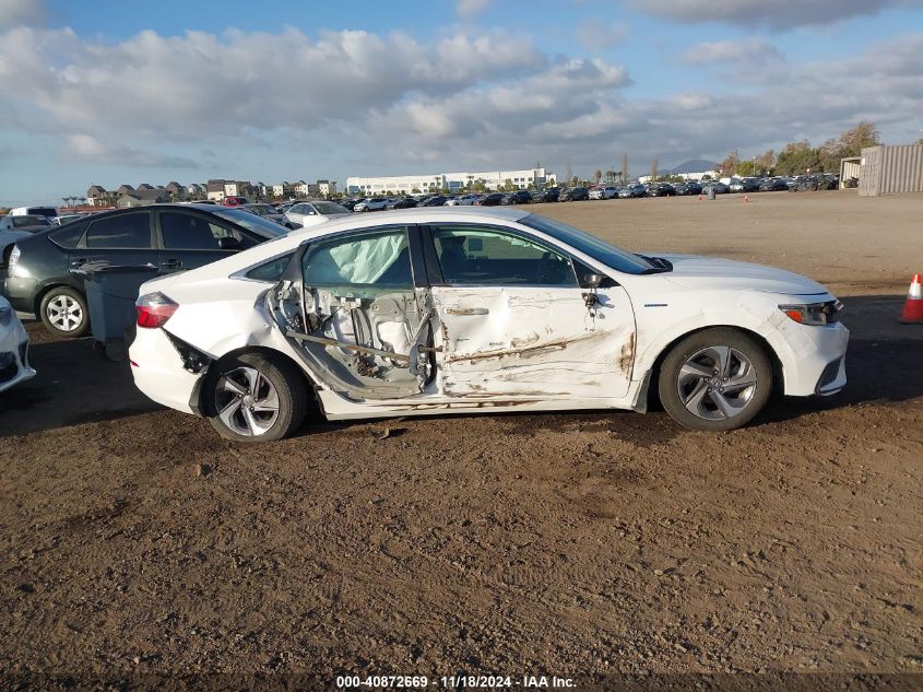 2019 Honda Insight Ex VIN: 19XZE4F5XKE014470 Lot: 40872669