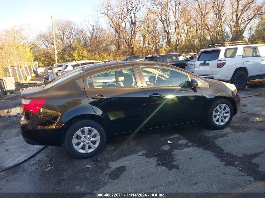 2013 Kia Rio Lx VIN: KNADM4A30D6295753 Lot: 40872671