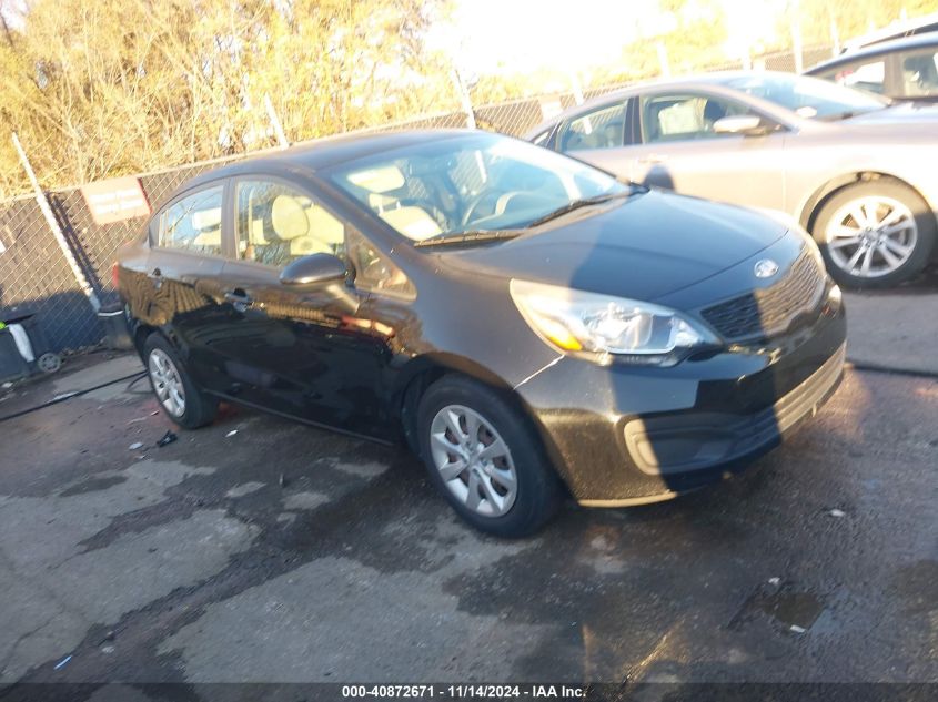 2013 Kia Rio Lx VIN: KNADM4A30D6295753 Lot: 40872671