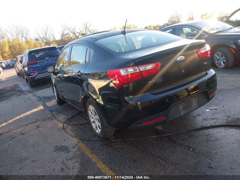 2013 Kia Rio Lx VIN: KNADM4A30D6295753 Lot: 40872671