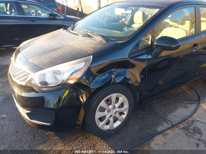 2013 Kia Rio Lx VIN: KNADM4A30D6295753 Lot: 40872671