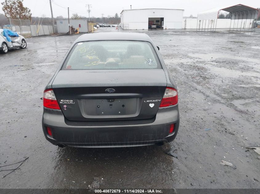 2009 Subaru Legacy 2.5I VIN: 4S3BL616197231824 Lot: 40872679