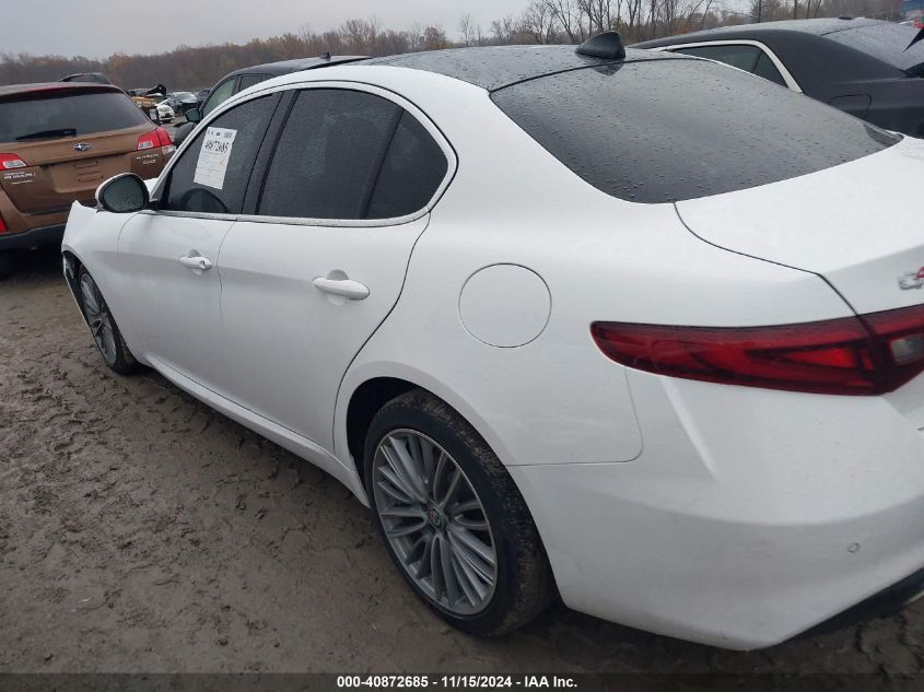 2018 Alfa Romeo Giulia Ti Lusso Awd VIN: ZARFAEEN4J7570302 Lot: 40872685