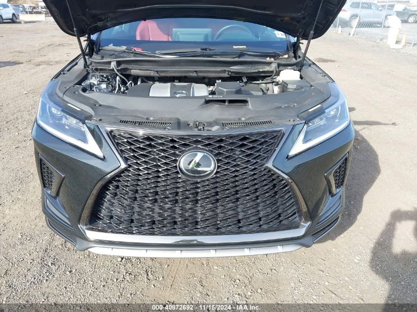 2021 Lexus Rx 350 F Sport Appearance VIN: 2T2SZMDA4MC298293 Lot: 40872692