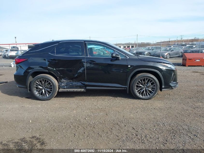 2021 Lexus Rx 350 F Sport Appearance VIN: 2T2SZMDA4MC298293 Lot: 40872692