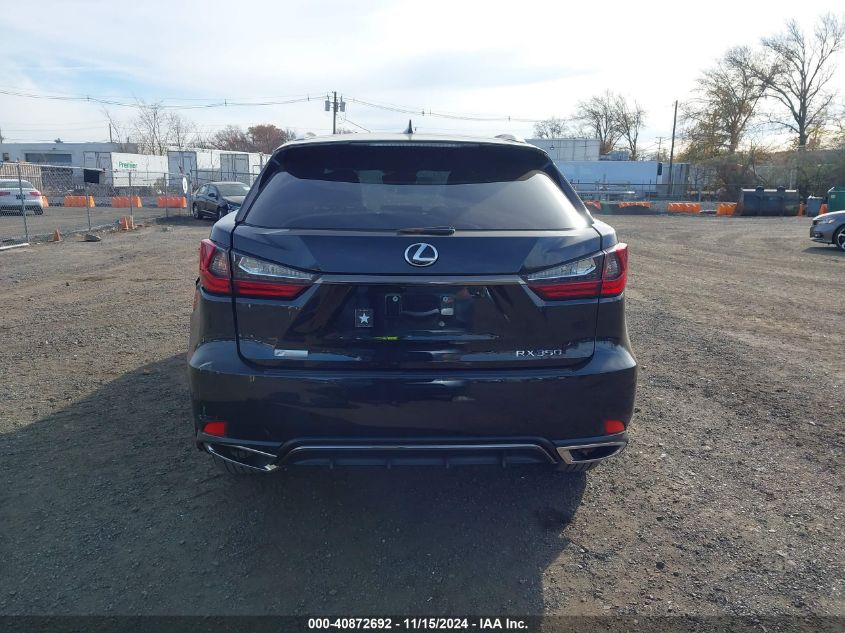 2021 Lexus Rx 350 F Sport Appearance VIN: 2T2SZMDA4MC298293 Lot: 40872692