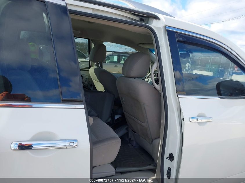 2017 Nissan Quest Sv VIN: JN8AE2KP2H9165801 Lot: 40872757