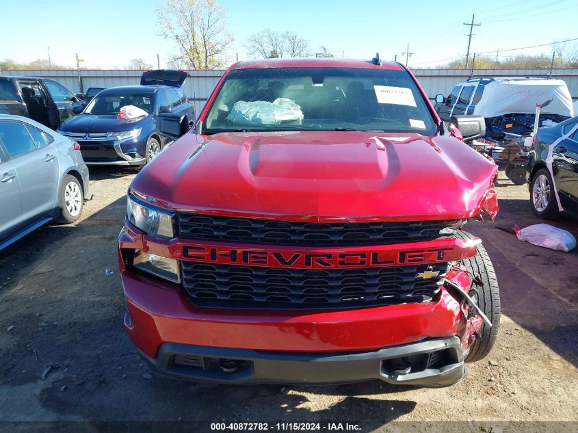 2020 Chevrolet Silverado 1500 4Wd Short Bed Custom VIN: 1GCUYBEFXLZ305217 Lot: 40872782