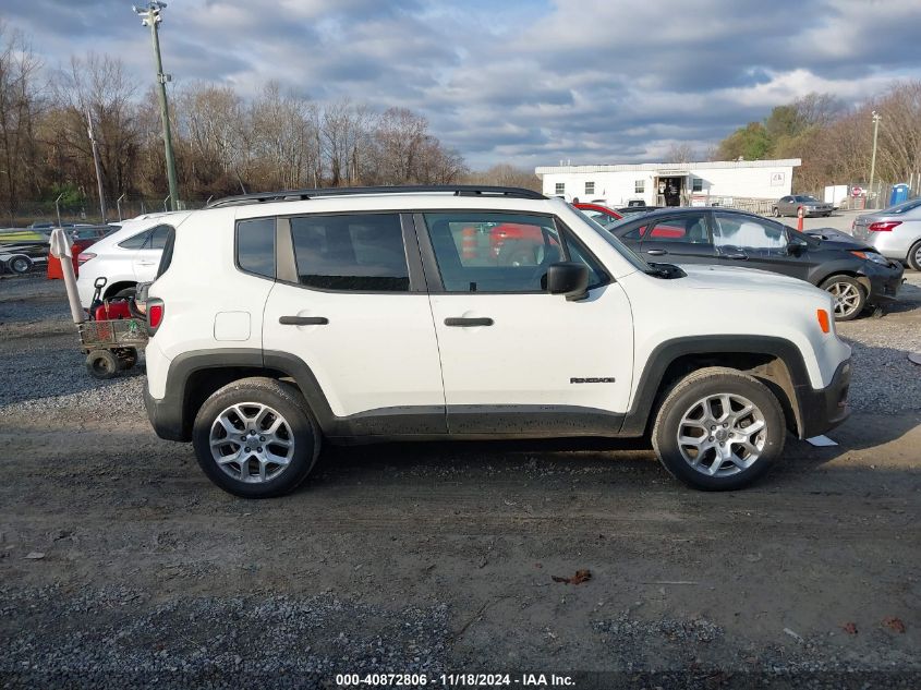 2018 Jeep Renegade Sport 4X4 VIN: ZACCJBAB0JPJ50804 Lot: 40872806