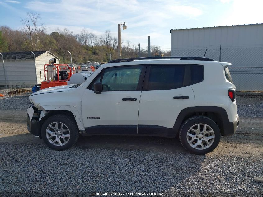 2018 Jeep Renegade Sport 4X4 VIN: ZACCJBAB0JPJ50804 Lot: 40872806