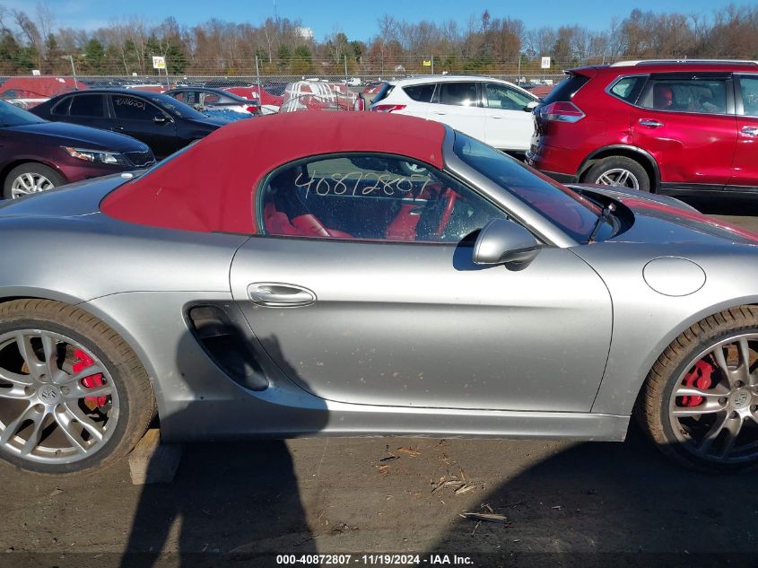 2013 Porsche Boxster S VIN: WP0CB2A85DS133158 Lot: 40872807