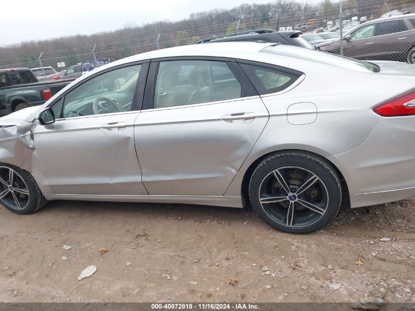 2013 Ford Fusion Se VIN: 3FA6P0HR3DR331031 Lot: 40872818