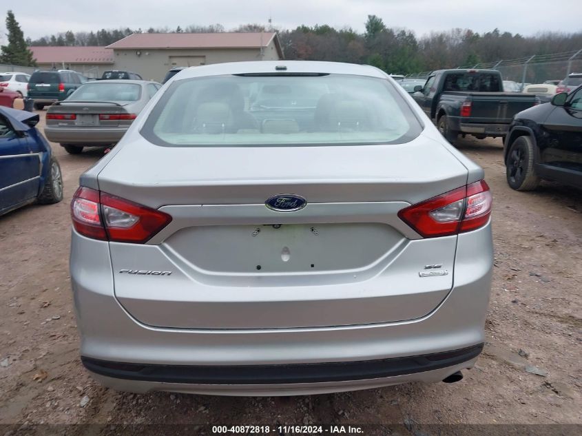 2013 Ford Fusion Se VIN: 3FA6P0HR3DR331031 Lot: 40872818