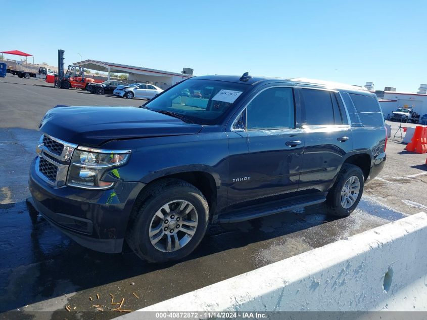 2018 Chevrolet Tahoe Ls VIN: 1GNSCAKC6JR256791 Lot: 40872872