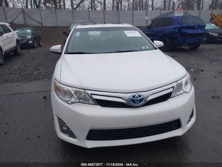 2012 Toyota Camry Hybrid Xle VIN: 4T1BD1FK4CU061484 Lot: 40872877