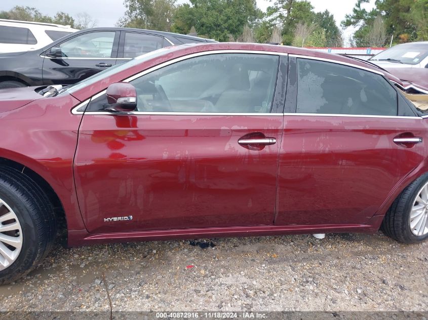 2013 Toyota Avalon Hybrid Limited VIN: 4T1BD1EB2DU012304 Lot: 40872916