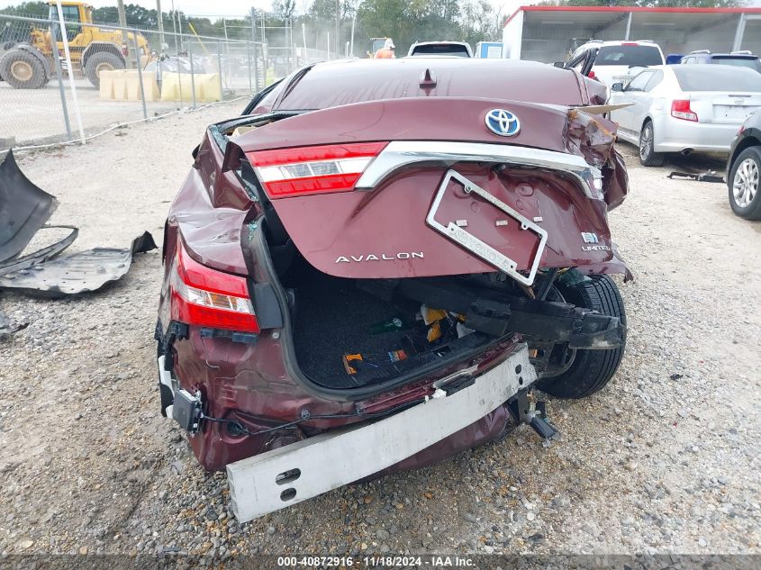 2013 Toyota Avalon Hybrid Limited VIN: 4T1BD1EB2DU012304 Lot: 40872916