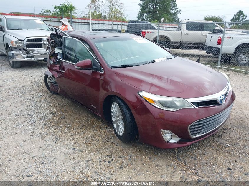 VIN 4T1BD1EB2DU012304 2013 Toyota Avalon, Hybrid Li... no.1