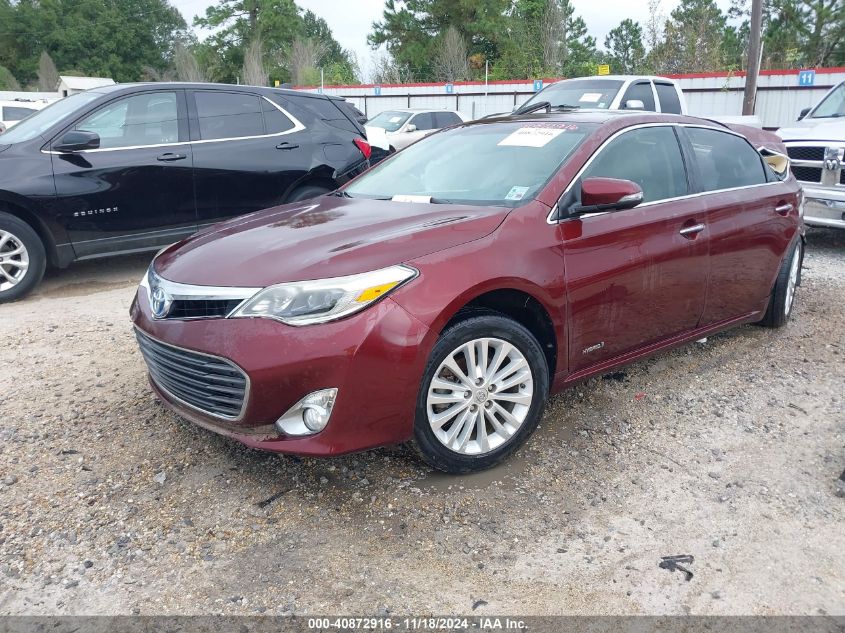 VIN 4T1BD1EB2DU012304 2013 Toyota Avalon, Hybrid Li... no.2