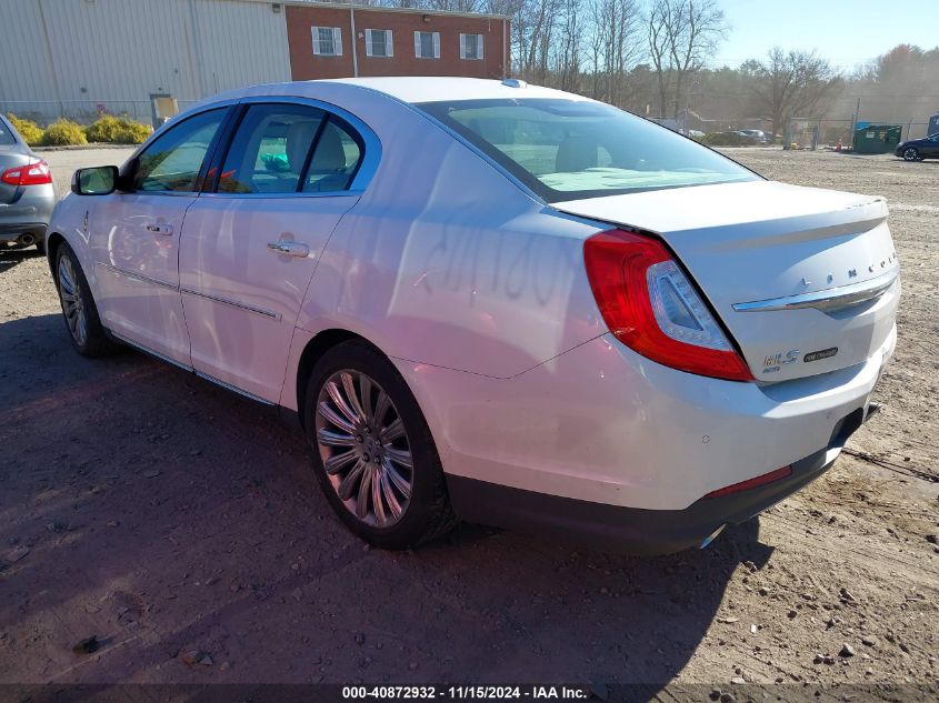 2015 Lincoln Mks VIN: 1LNHL9EKXFG602862 Lot: 40872932