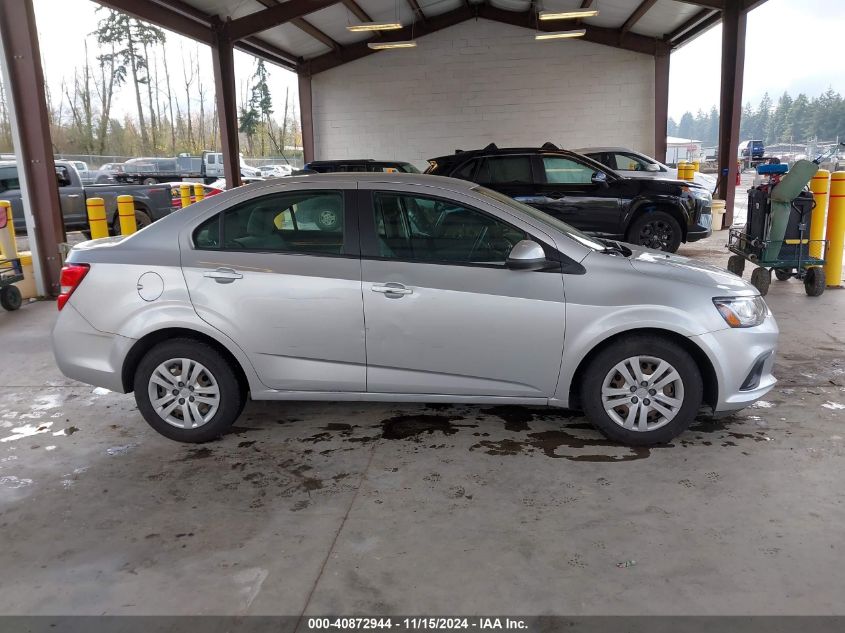 2018 Chevrolet Sonic Ls Auto VIN: 1G1JB5SH5J4117333 Lot: 40872944