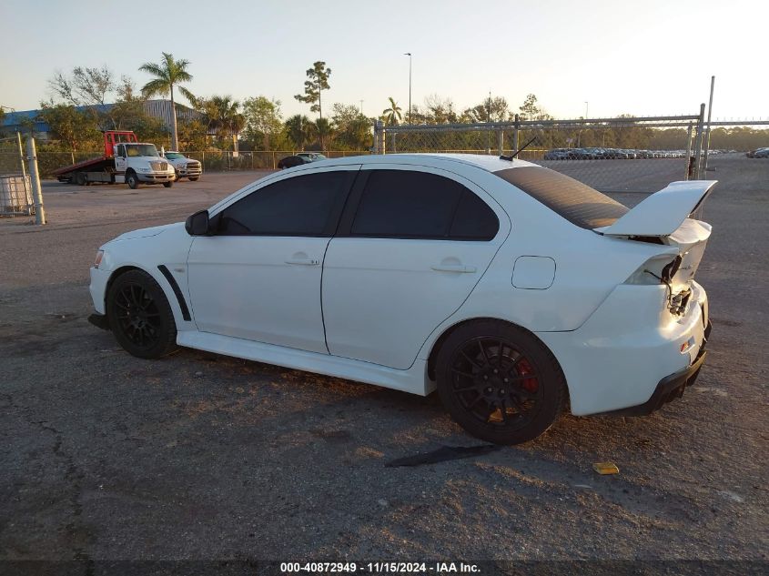 2014 Mitsubishi Lancer Evolution Gsr VIN: JA32W8FV9EU017628 Lot: 40872949