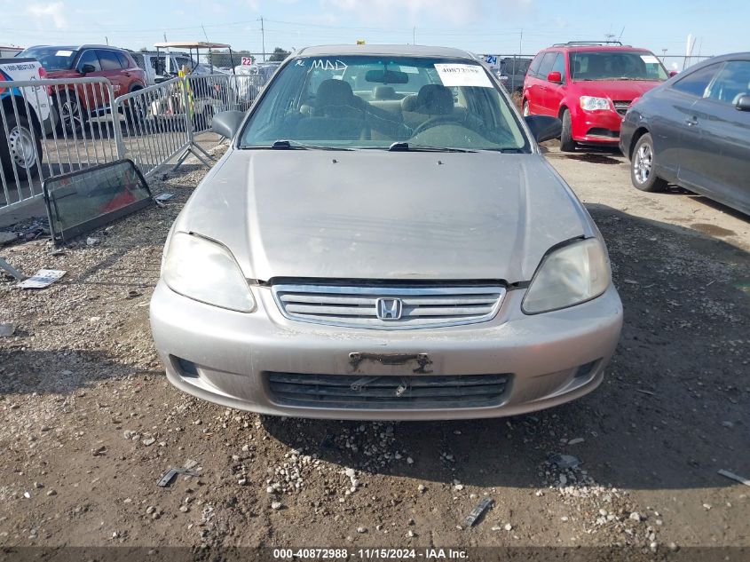 2000 Honda Civic Lx VIN: 2HGEJ6677YH521848 Lot: 40872988