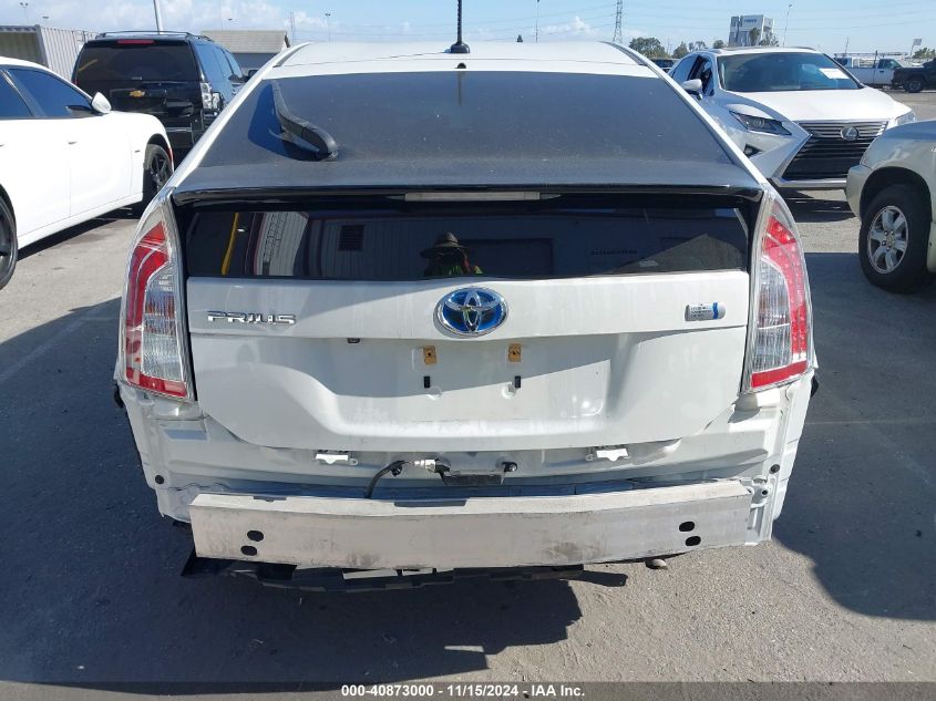 2014 Toyota Prius VIN: JTDKN3DUXE1735630 Lot: 40873000