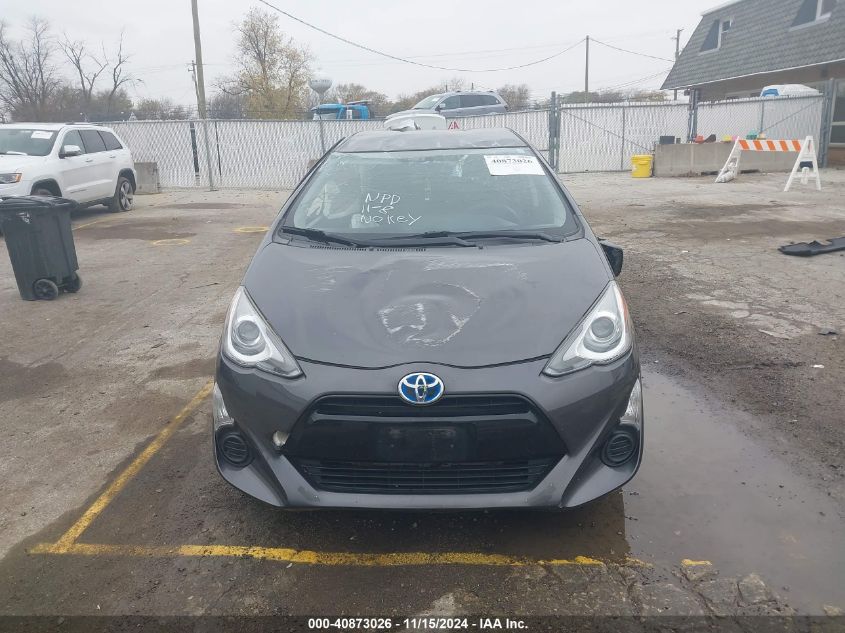 2015 Toyota Prius C Two VIN: JTDKDTB37F1575561 Lot: 40873026