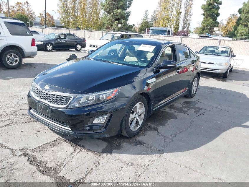 2014 Kia Optima Hybrid Lx VIN: KNAGM4AD0E5063344 Lot: 40873085