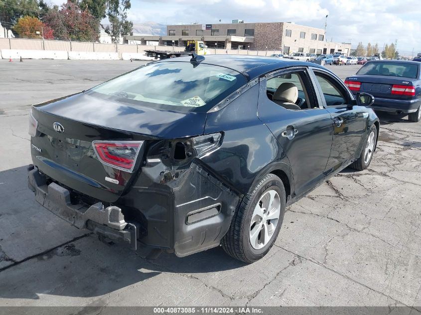 2014 Kia Optima Hybrid Lx VIN: KNAGM4AD0E5063344 Lot: 40873085