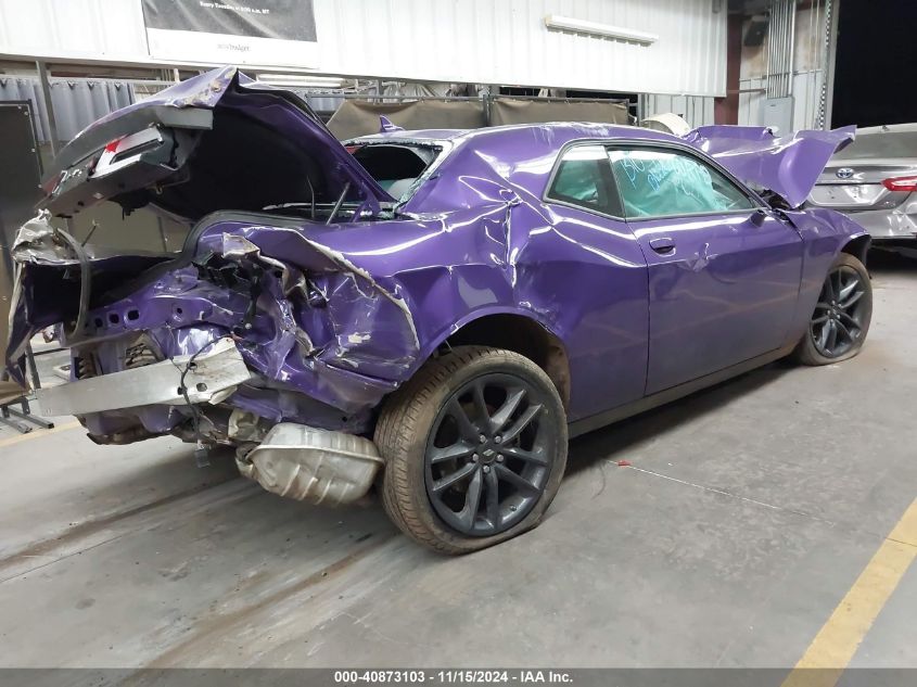 VIN 2C3CDZGG4PH665714 2023 Dodge Challenger, Sxt Awd no.4