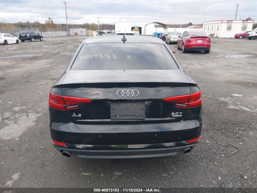 2017 Audi A4 2.0T Premium VIN: WAUANAF48HN006145 Lot: 40873153