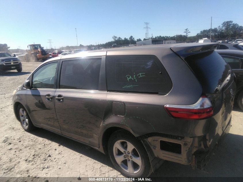 2015 Toyota Sienna L 7 Passenger VIN: 5TDZK3DC0FS583733 Lot: 40873170