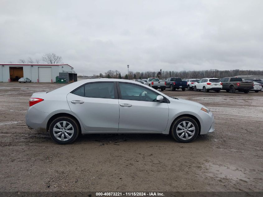 2015 Toyota Corolla Le VIN: 2T1BURHE1FC239038 Lot: 40873221