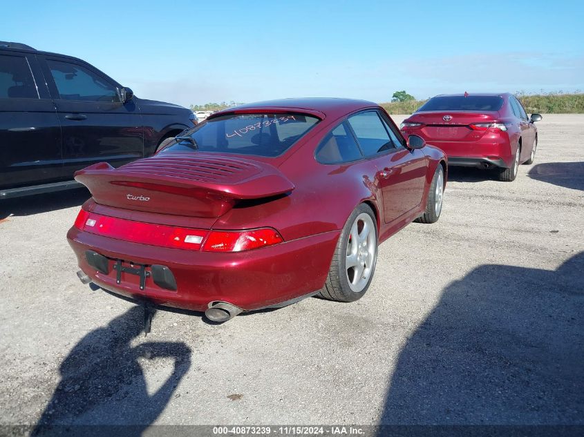 1996 Porsche 911 Turbo VIN: WP0AC2990TS375694 Lot: 40873239