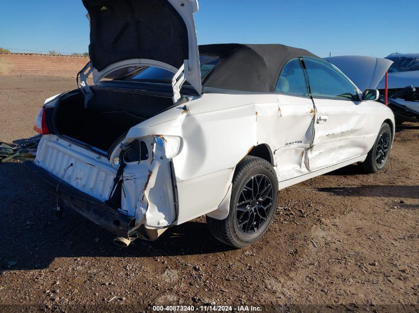 2002 Toyota Camry Solara Sle V6 VIN: 2T1FF28P92C584820 Lot: 40873240