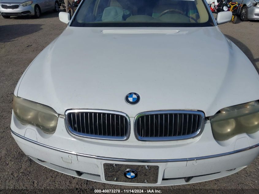 2004 BMW 745Li VIN: WBAGN63464DS49934 Lot: 40873278